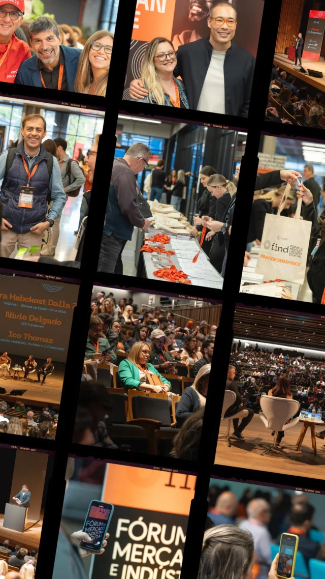 O Fórum do Mercado e Indústria Digital foi um marco.
Um evento inédito no Sul do Brasil, que se consolidou como um verdadeiro movimento em prol do crescimento do nosso ecossistema digital.Recebemos quase 900 participantes de diversas regiões do Sul e de outros estados do Brasil — todos conectados pelo mesmo propósito: trocar ideias, compartilhar cases e mergulhar em conteúdos de altíssimo nível.Com uma curadoria de palestras impecável, estrutura de ponta e uma organização pensada nos mínimos detalhes, o evento se tornou referência e benchmark nacional para experiências do setor.A todos que estiveram presentes: nosso muito obrigado!
E pra quem não pôde vir, fique ligado por aqui — vamos compartilhar muita coisa boa nos próximos dias.Nos vemos no FIND 2026!